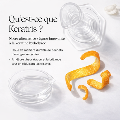 Masque capillaire à l'huile d'argan biologique et au collagène