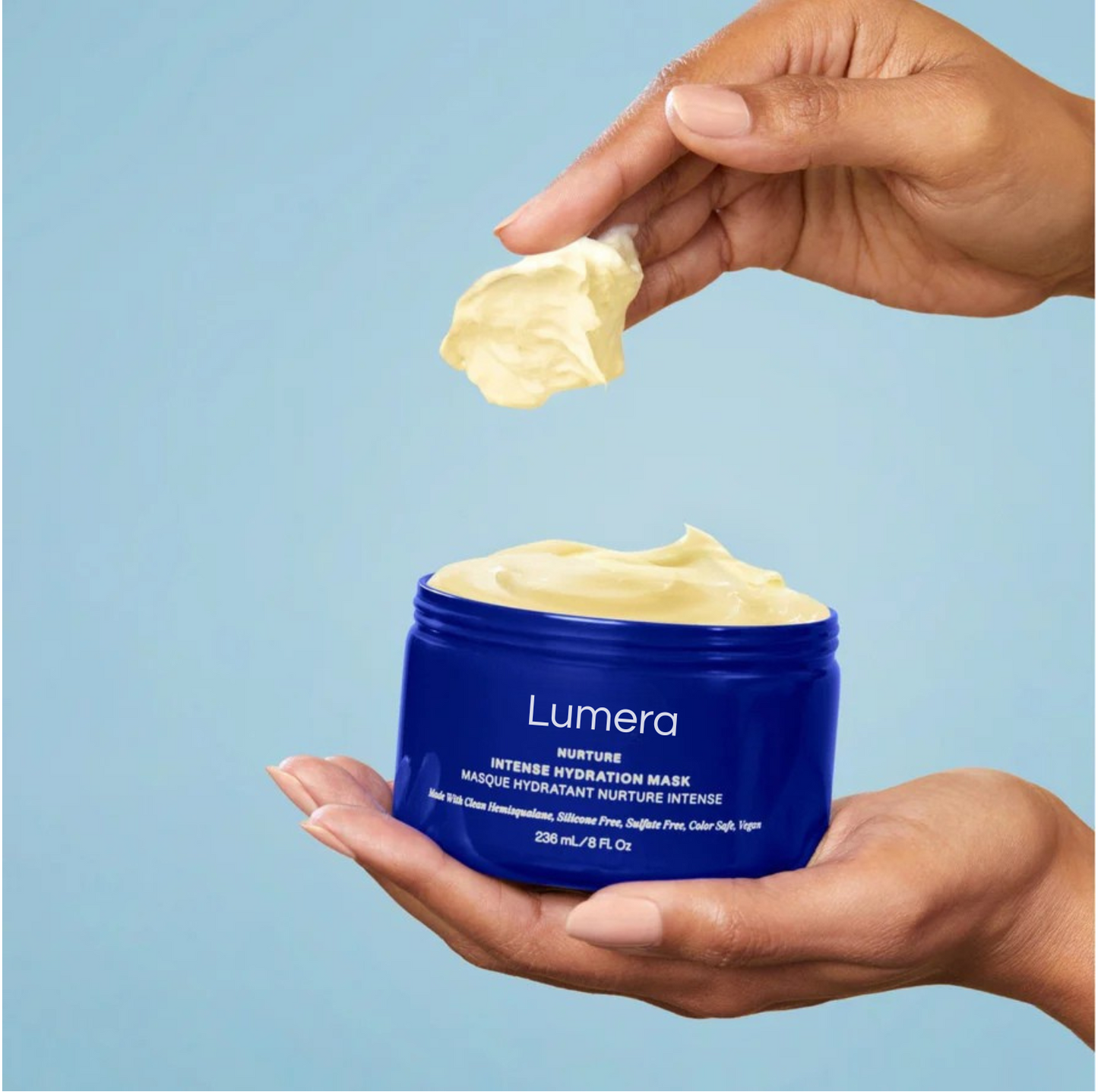Masque capillaire à l'huile d'argan biologique et au collagène
